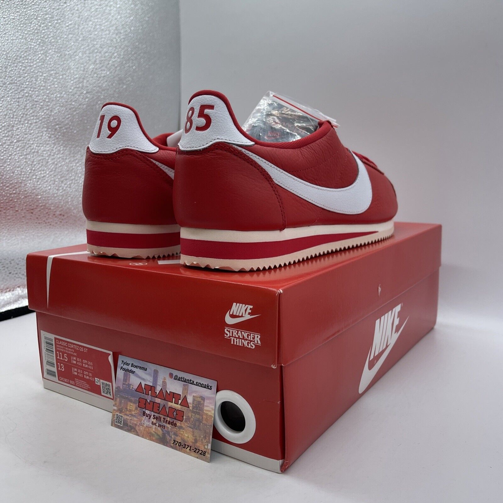Size 11.5 - Nike Stranger Things x Cortez OG Collection Leather (CK1907-600)