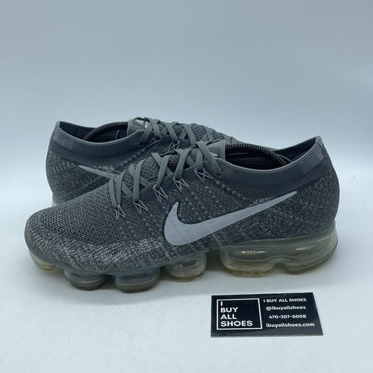 Size 12 - Nike Air VaporMax Asphalt Grey White Suede (849558-002)