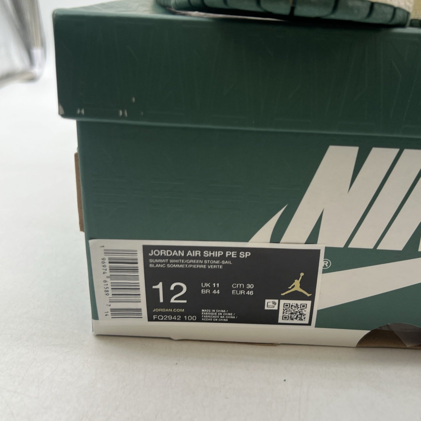 Size 12 - A Ma Maniére x Air Jordan Jordan Air Ship PE SP Green Stone