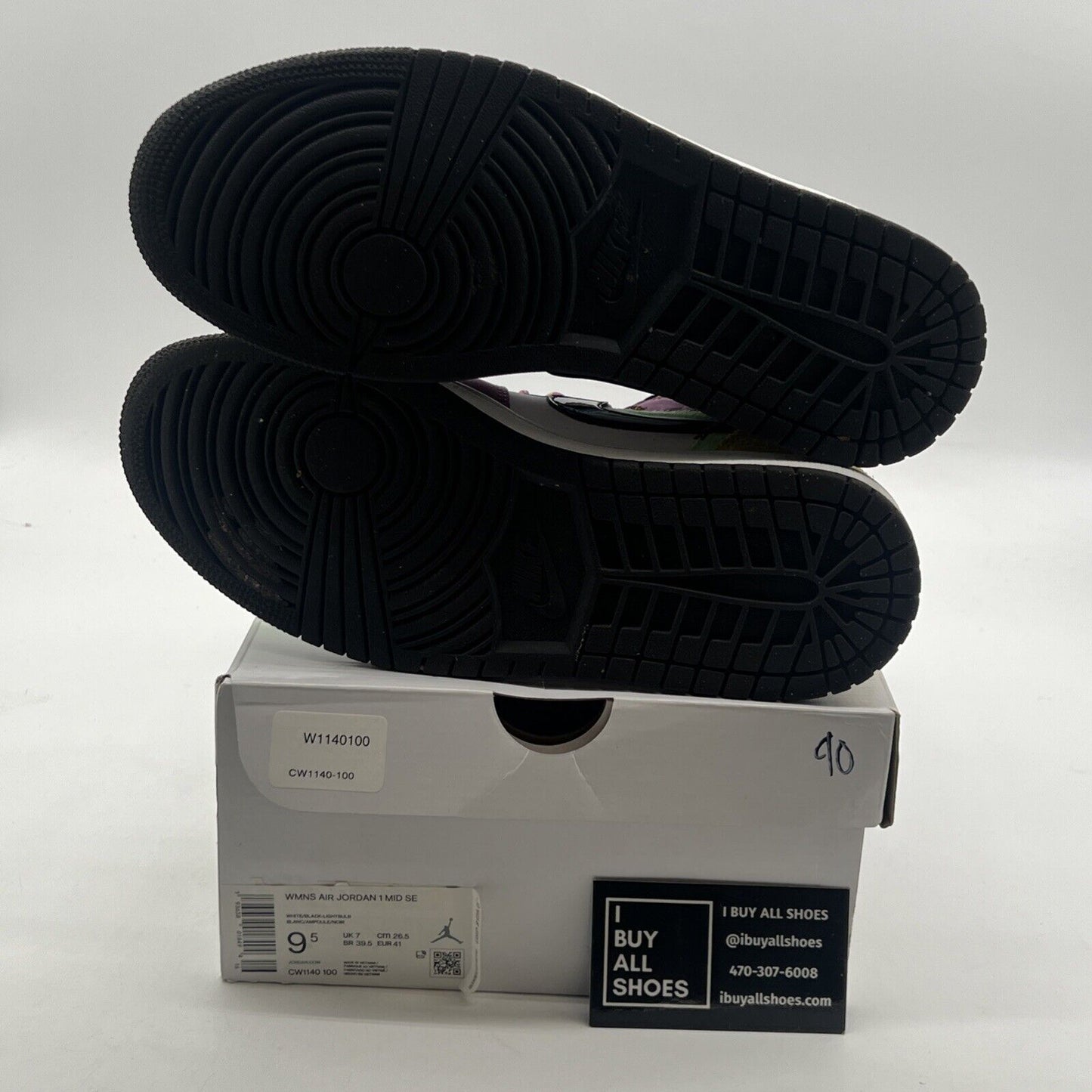 Size 9.5 - Air Jordan 1 SE Mid Lightbulb W (CW1140-100)