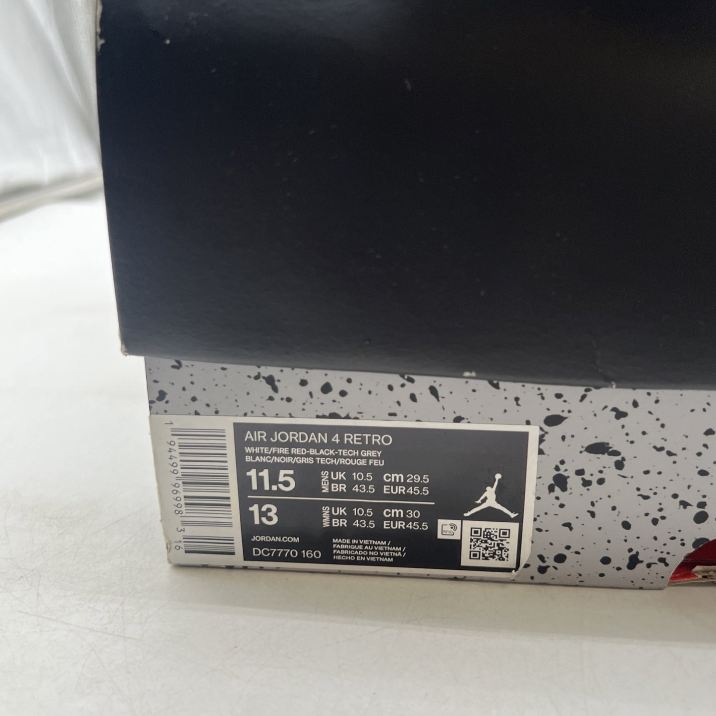 Size 11.5 - Air Jordan 4 Retro OG Mid Fire Red (DC7770-160)