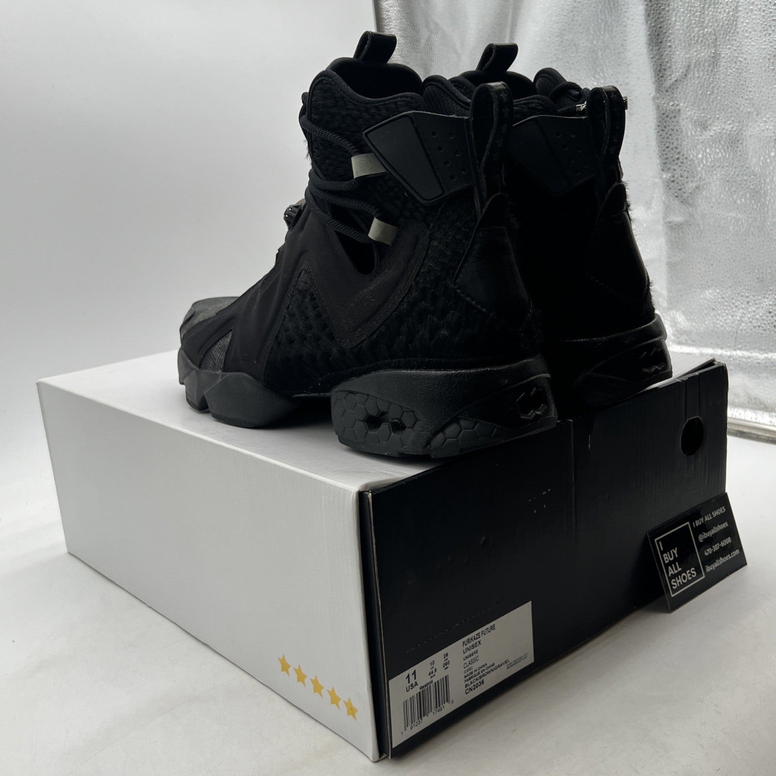 Size 11 - Reebok Furikaze x Future Black (CN2036)