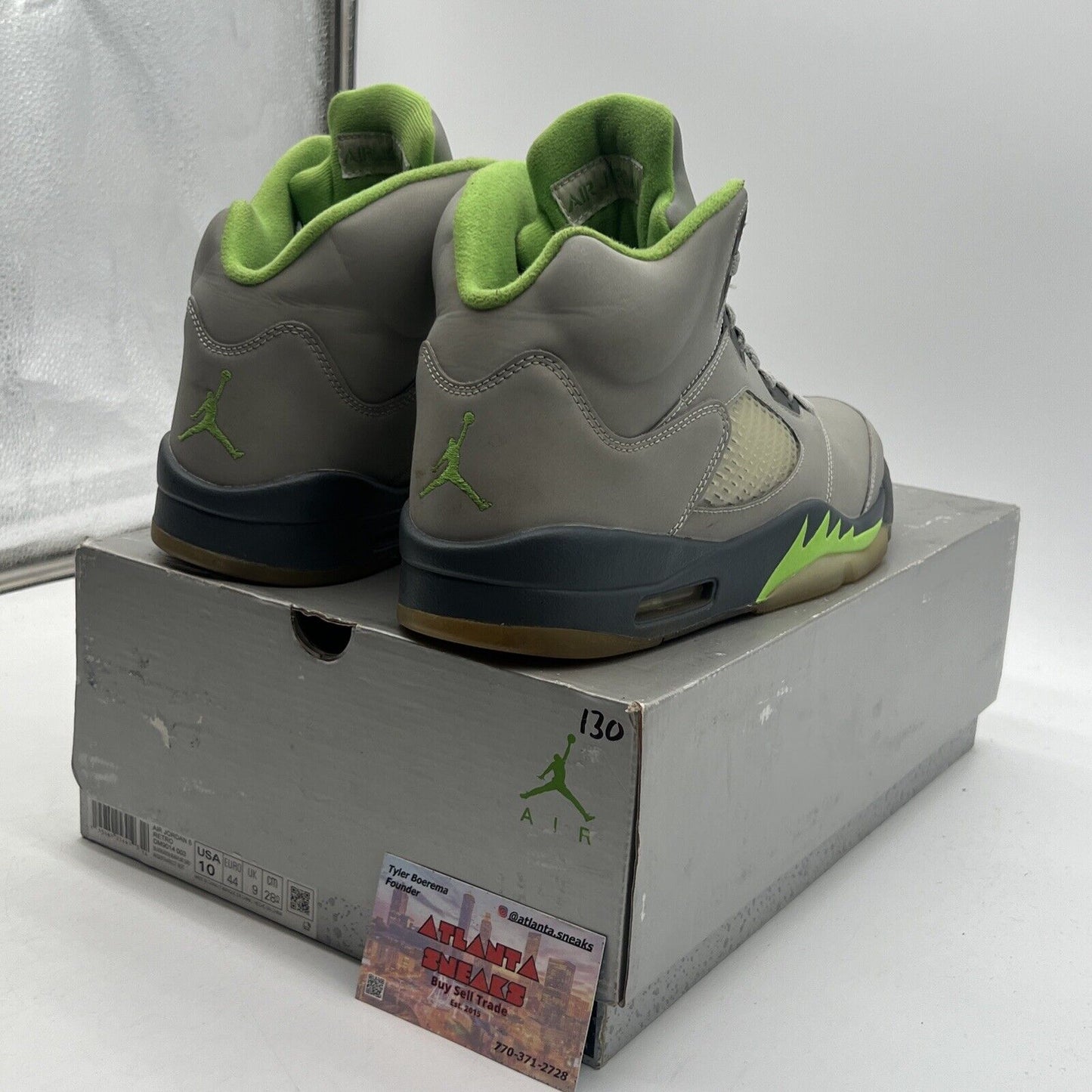 Size 10 - Jordan 5 Retro Green Bean Grey (DM9014-003)