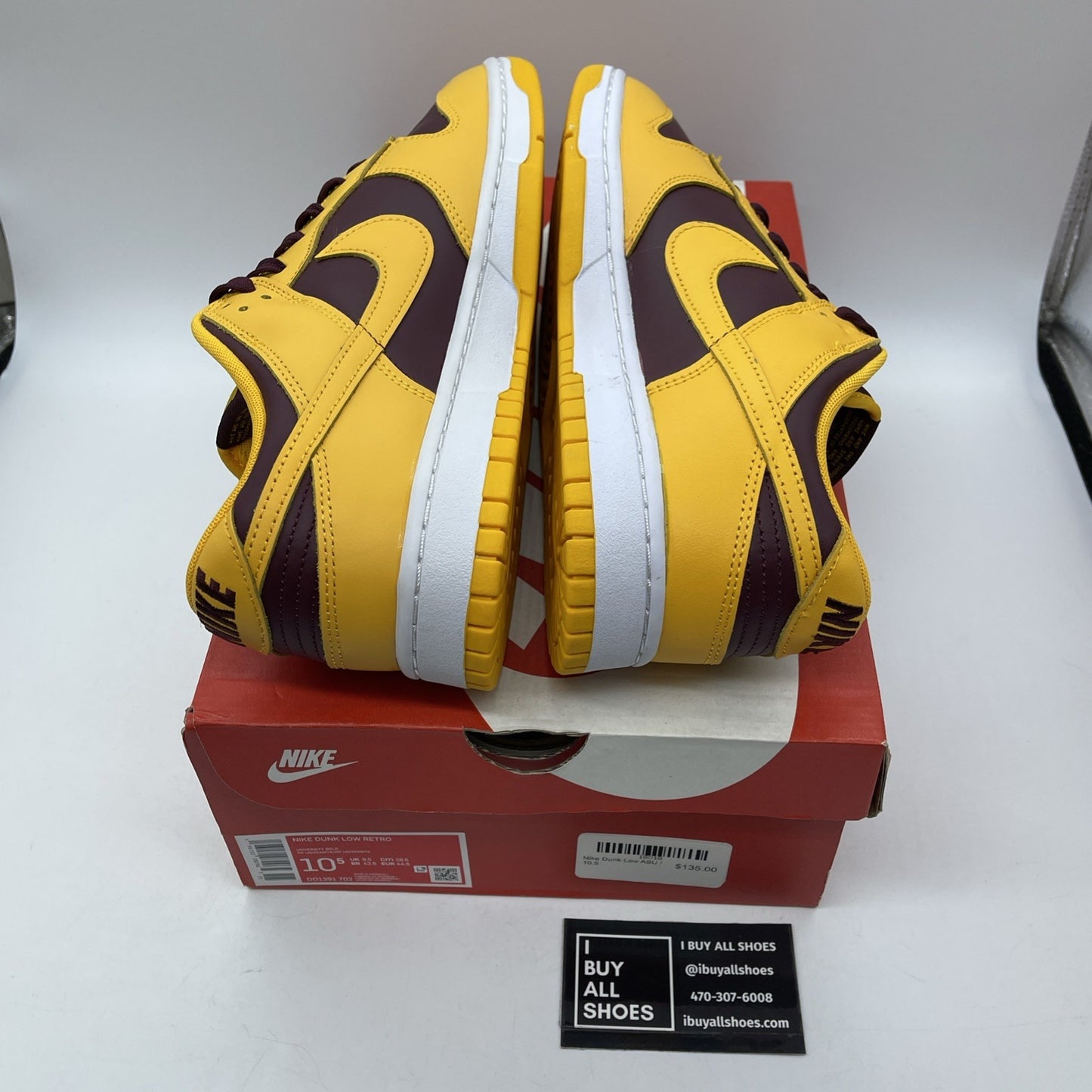 Size 10.5 - Nike Dunk Low Retro Arizona State Sun Devils 2022 (DD1391-702)
