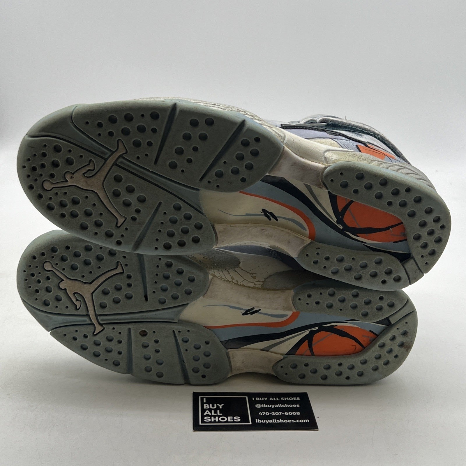 Size 13 - Air Jordan 8 Retro Ice Blue W (316836-401)