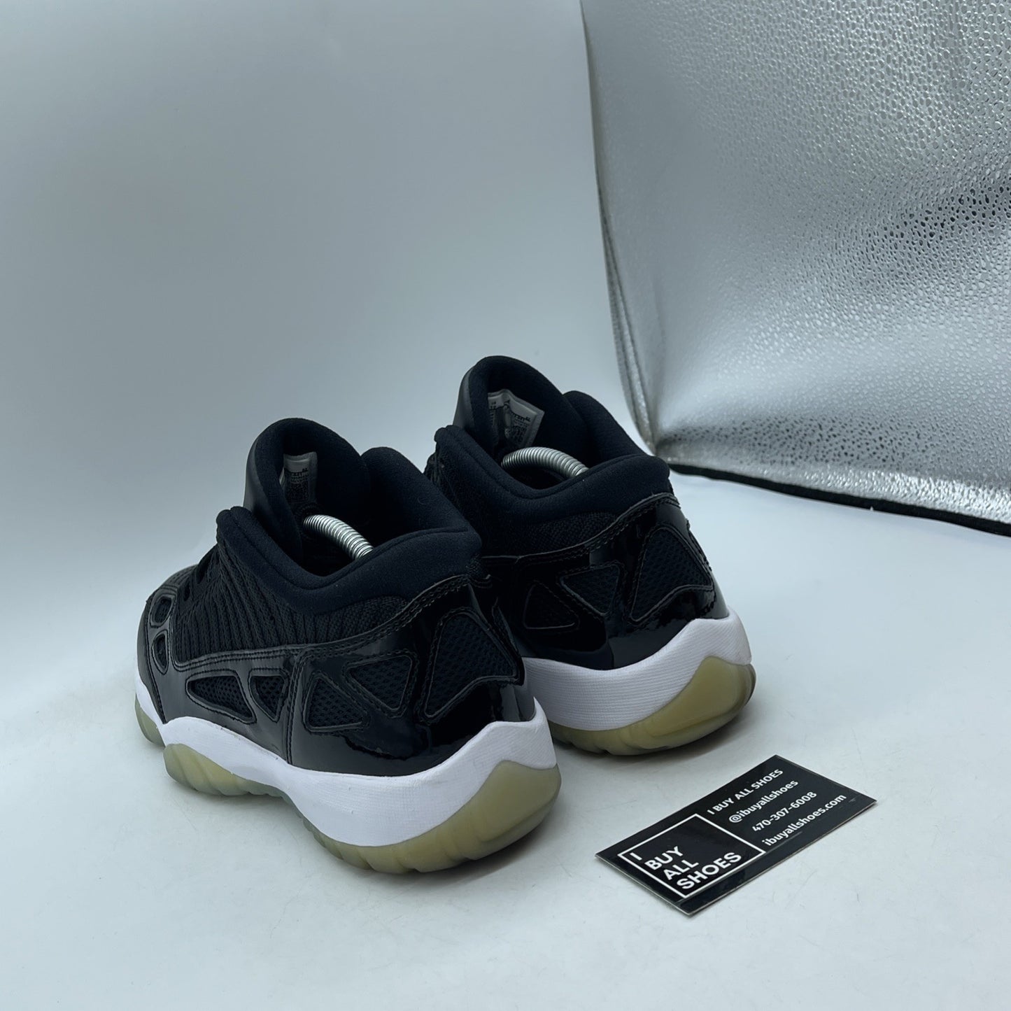 Size 10 - Air Jordan 11 Retro IE Low Space Jam Black Suede Leather (919712-041)