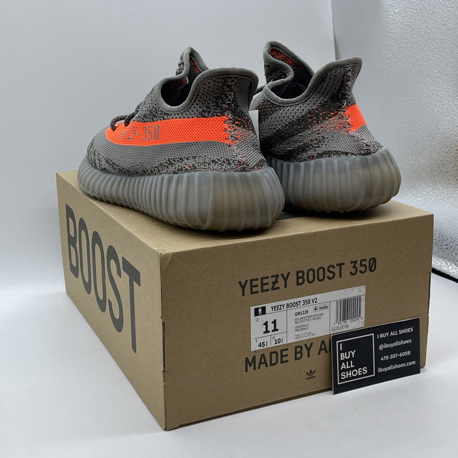 Size 11 - adidas Yeezy Boost 350 V2 Low Beluga Reflective Suede (GW1229)