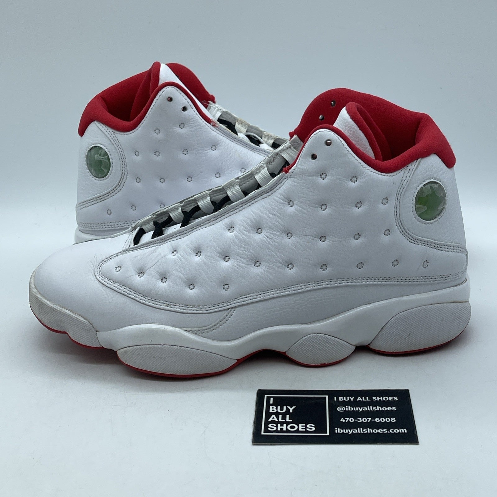 Size 9 - Air Jordan 13 Retro History of Flight Red White Leather (414571-103)
