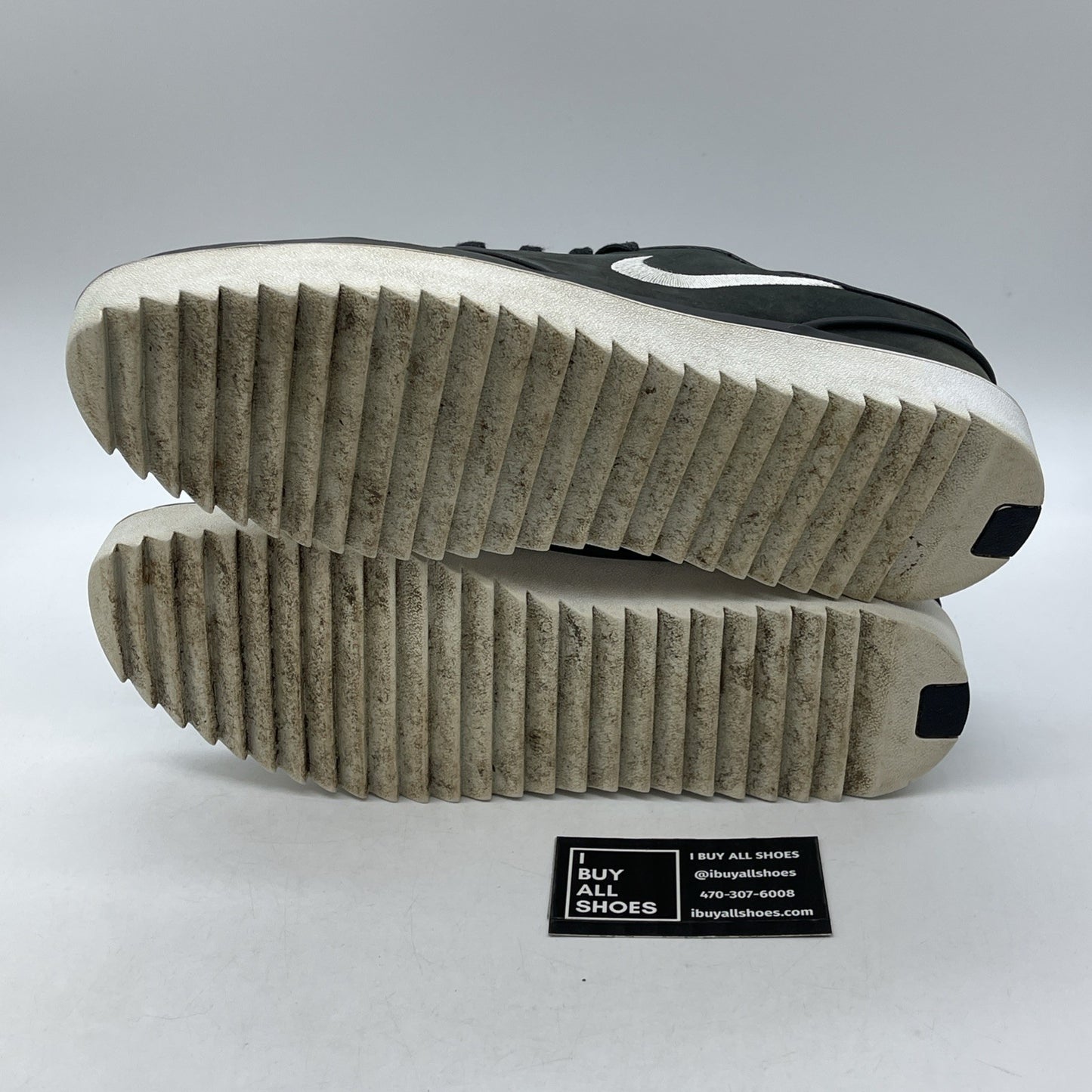 Size 11.5 - Nike Janoski Golf Black White suede (AT4967-004)