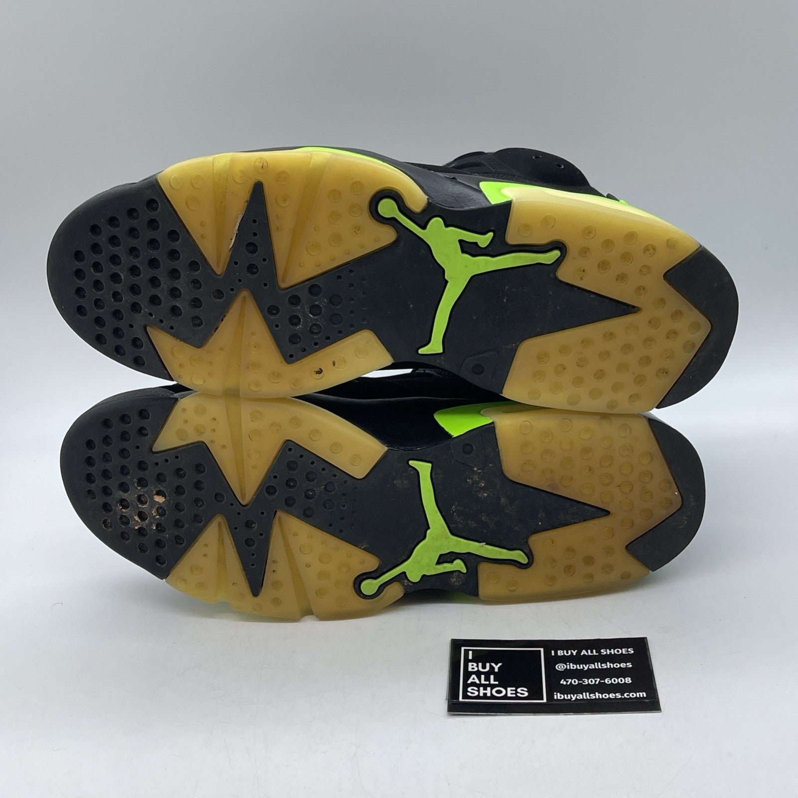 Size 11 - Jordan 6 Retro Electric Green Black Suede (CT8529-003)