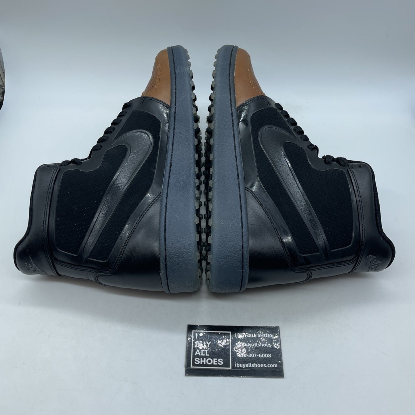 Size 13 - Nike Trainer Clean Sweep Premium Black Russet Black (536852-011)