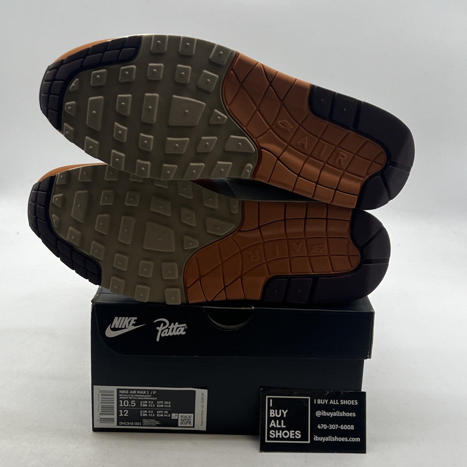 Size 10.5 - Nike Air Max 1 Patta Waves Monarch (DH1348-001)