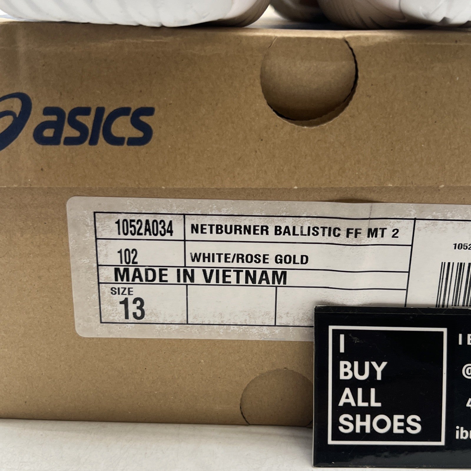 Size 13W - ASICS W Netburner Ballistic FlyteFoam 2 Volleyball Shoes (1052A034)