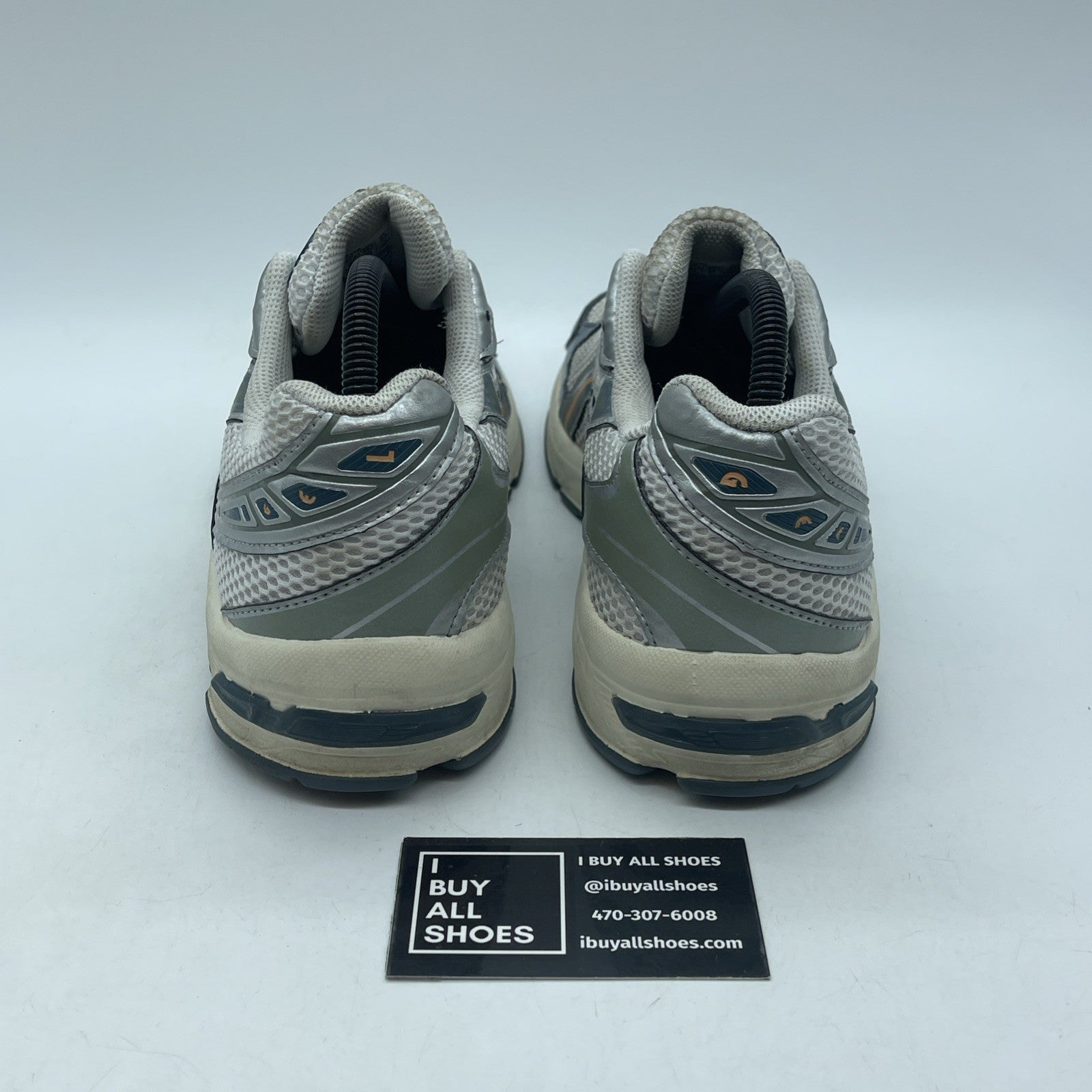 Size 9.5 - ASICS Gel 1130 White Ironclad (1201A256-110)