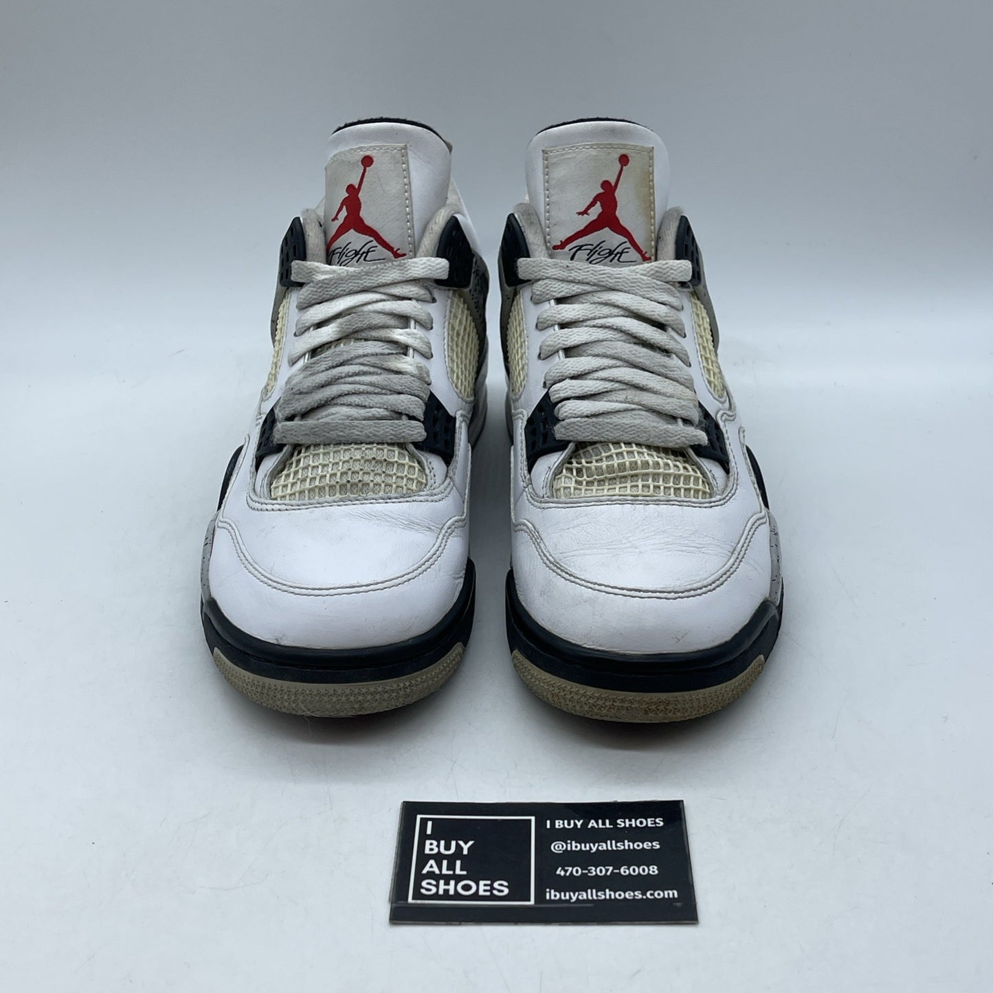 Size 8.5 - Air Jordan 4 Retro OG Mid White Cement (840606-192)