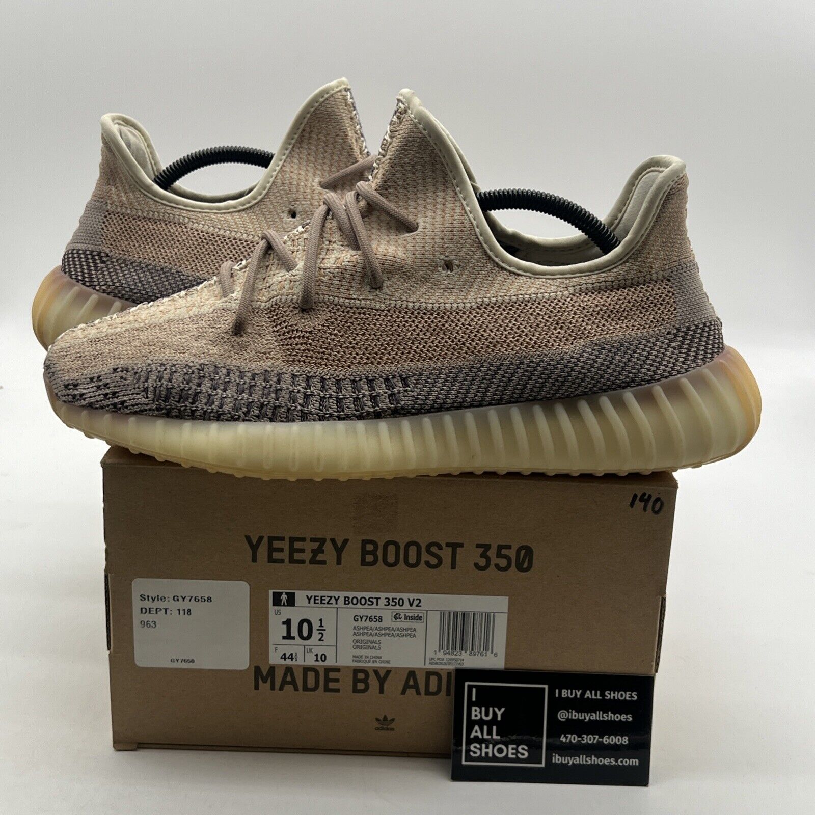 Size 10.5 - adidas Yeezy Boost 350 V2 Ash Pearl (GY7658)