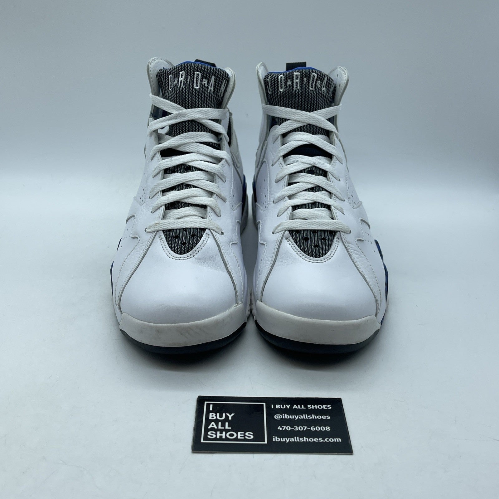 Size 9 - Air Jordan 7 Retro DMP Orlando Blue White Leather (304775-161)