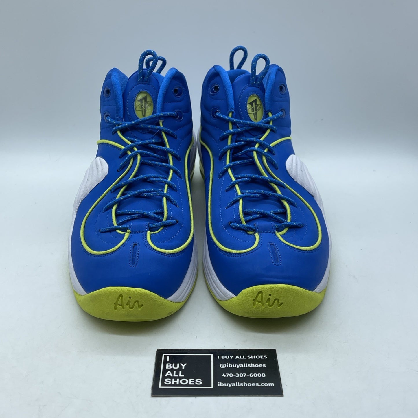 Size 13 - Nike Air Penny 2 Le Sprite Blue Green Suede (535600-431)