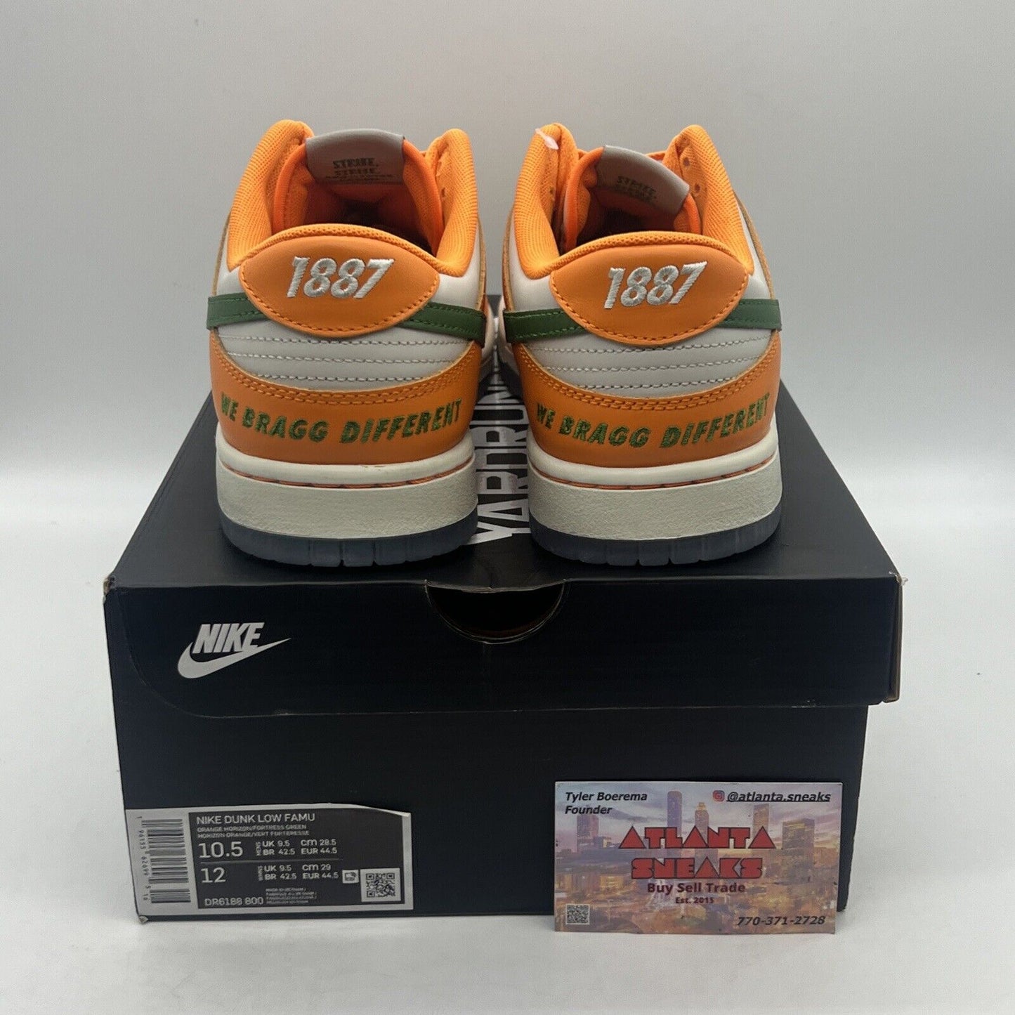 Size 10.5 - Nike Dunk Low x Florida A&M University Rattlers 2022 Brand New