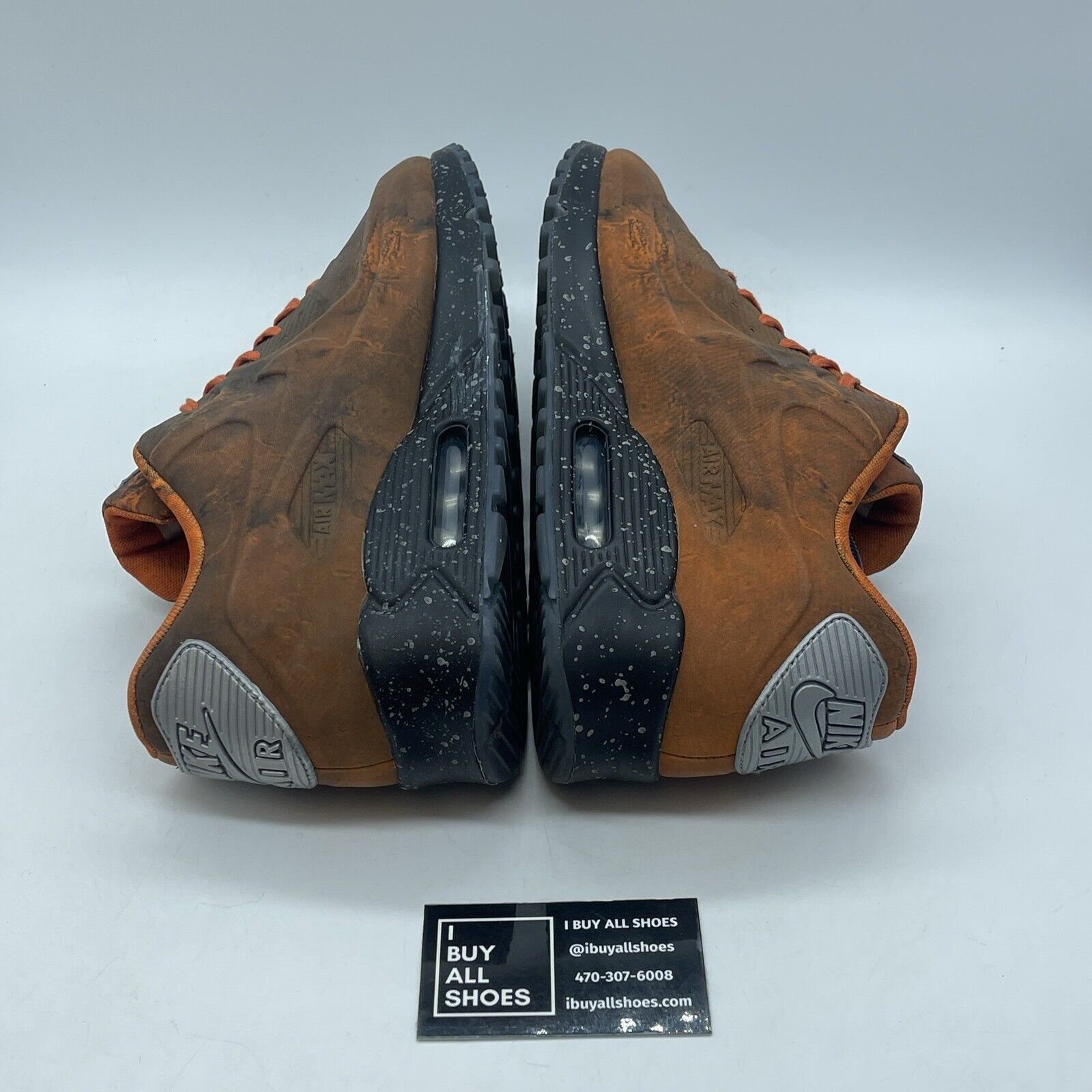 Size 12 - Nike Air Max 90 QS Mars Landing Black Brown Leather (CD0920-600)