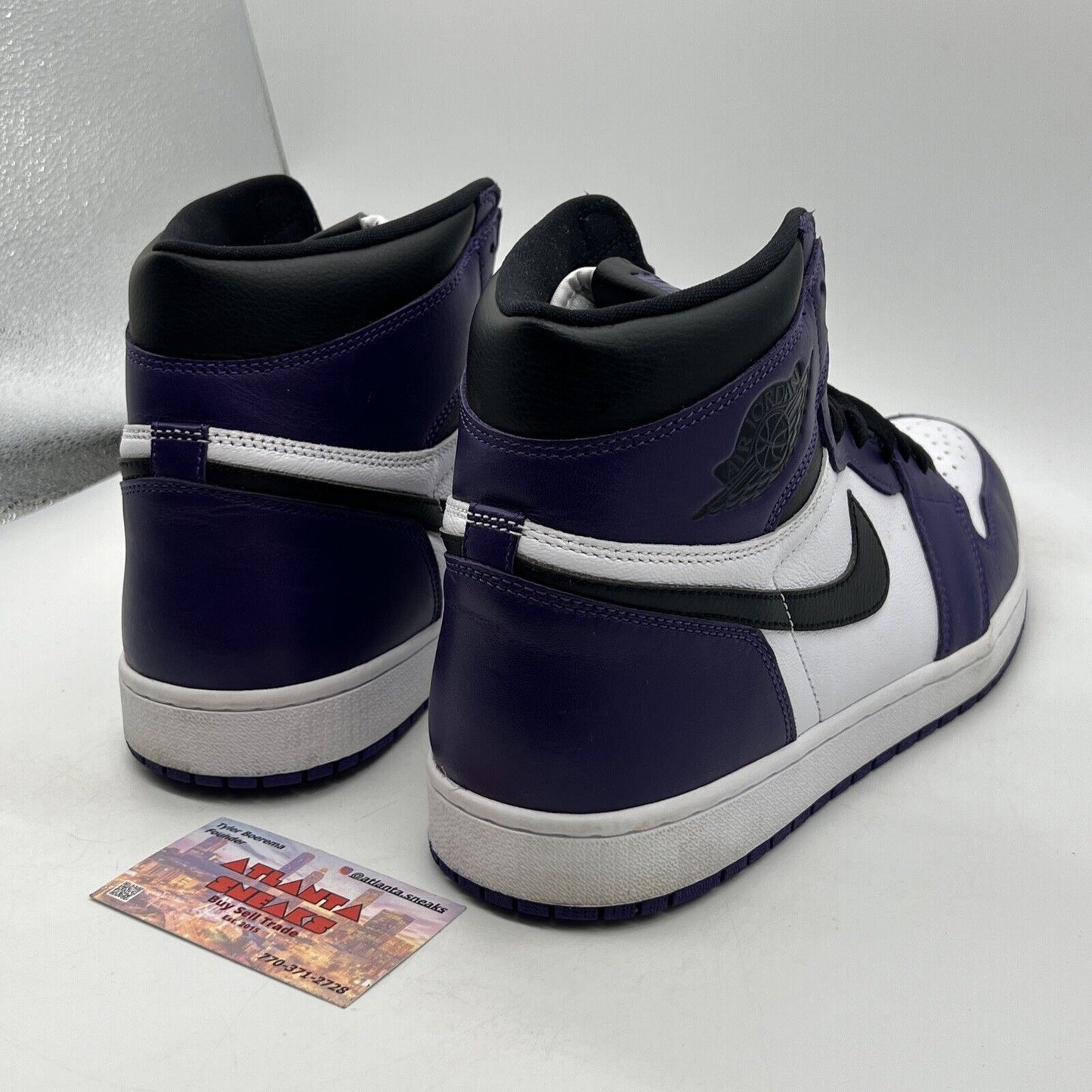 Size 13 - Jordan 1 Retro OG High Court Purple 2.0 Black White (555088-500)