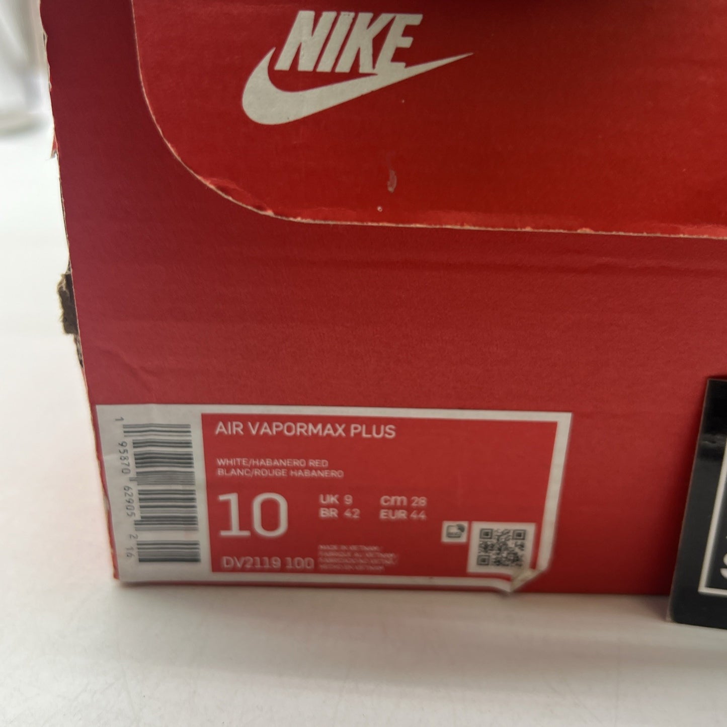 Size 10 - Nike Air VaporMax Plus White University Blue (DV2119-100)