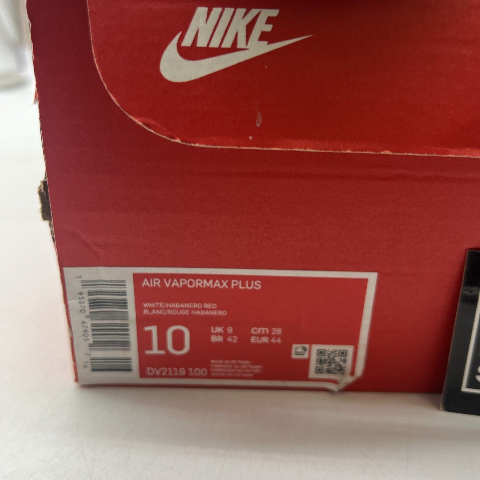 Size 10 - Nike Air VaporMax Plus White University Blue (DV2119-100)