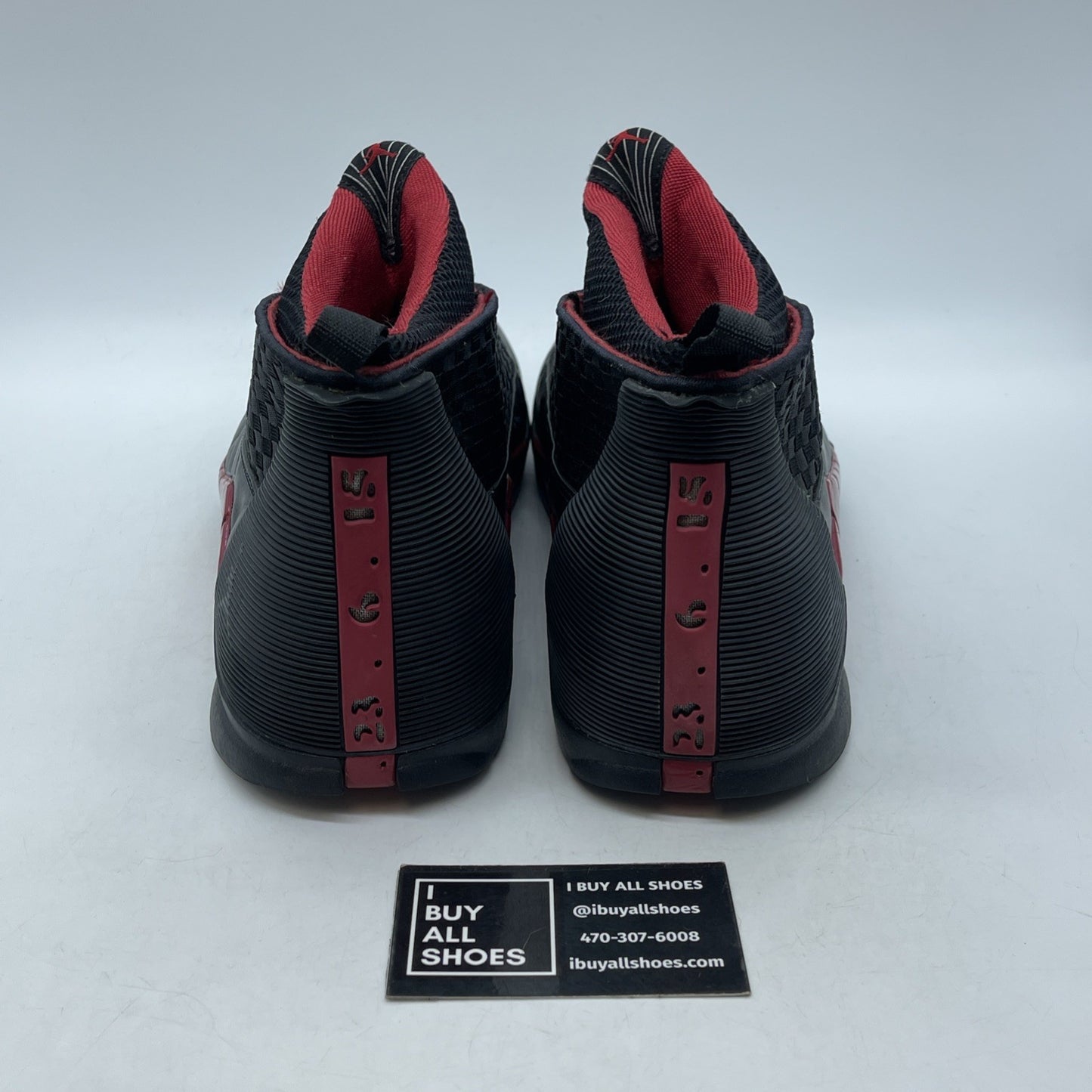 Size 10.5 - Air Jordan 15 Retro Countdown Pack Black Red Leather (317111-062)