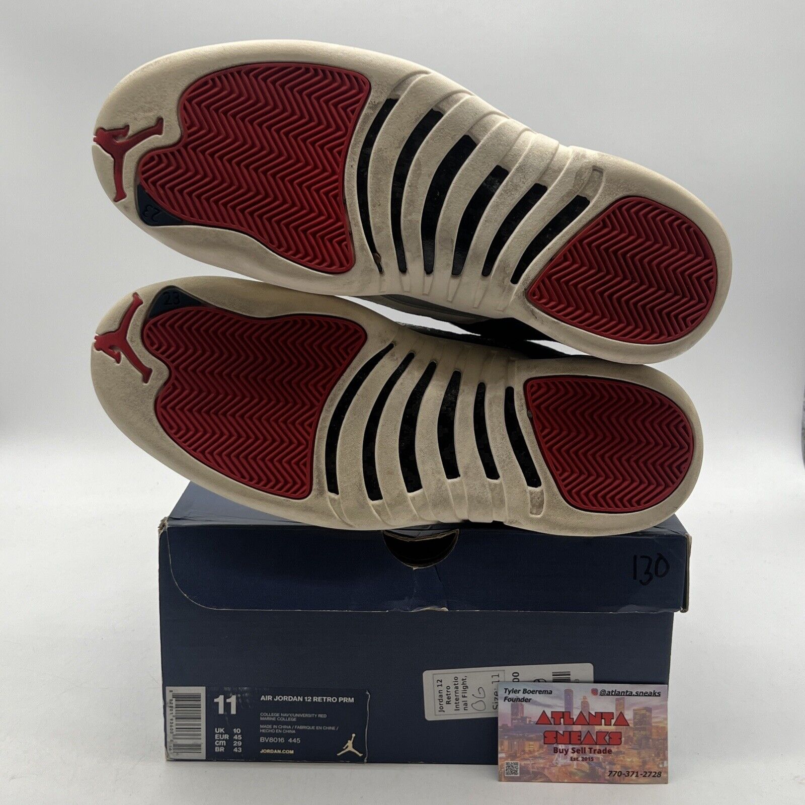 Size 11 - Air Jordan 12 Retro International Flight White Red Suede (BV8016-445)