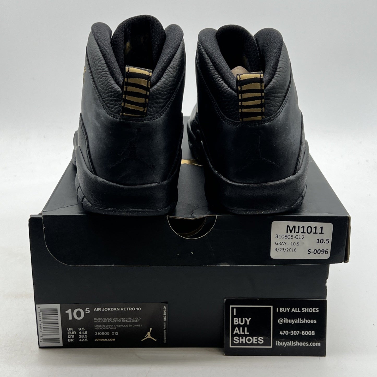 Size 10.5 - Air Jordan 10 Retro NYC (310805-012)
