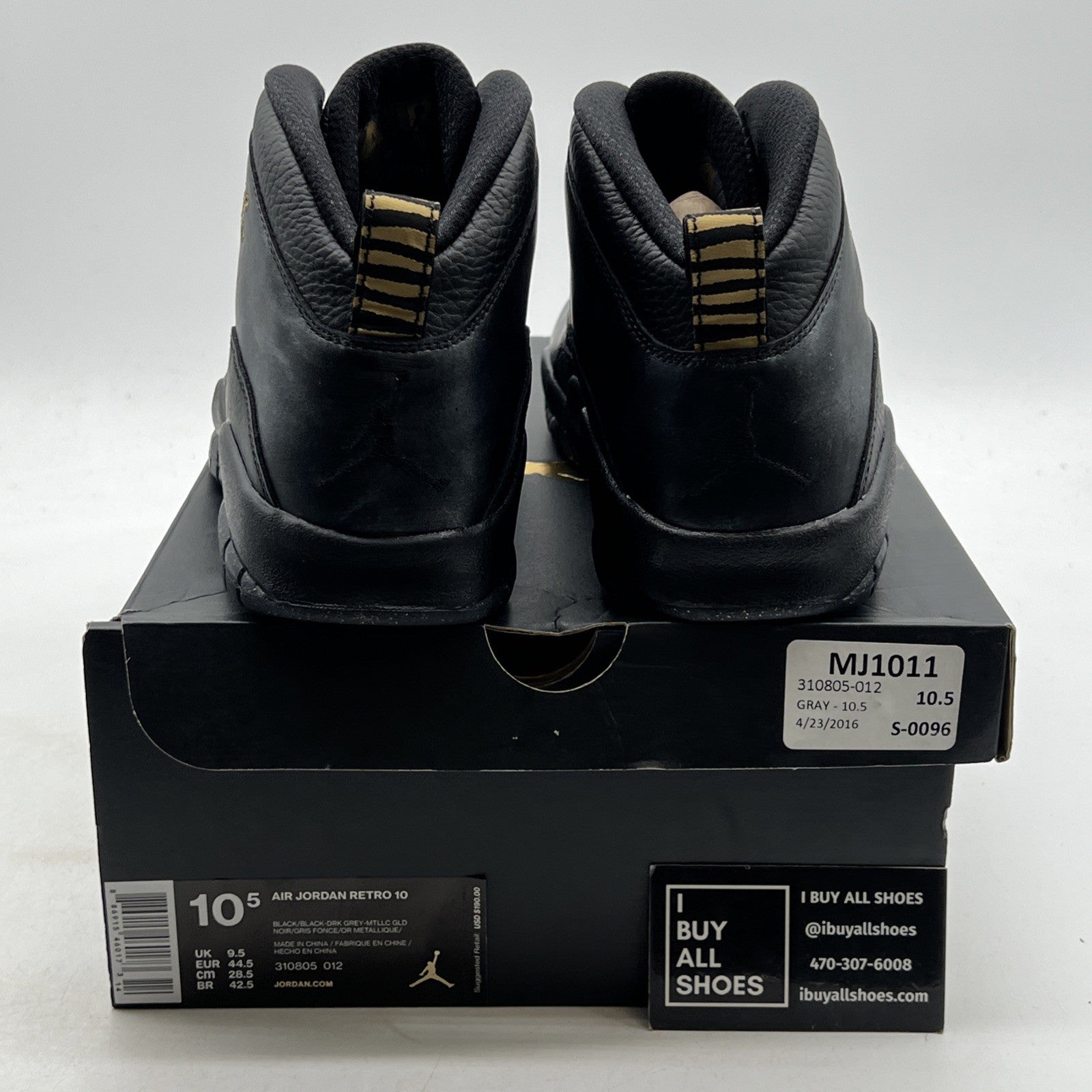 Size 10.5 - Air Jordan 10 Retro NYC (310805-012)