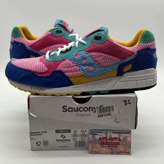 Size 14 - Saucony Shadow 5000 Patchwork Pink Blue Teal Orange (S70712-2)