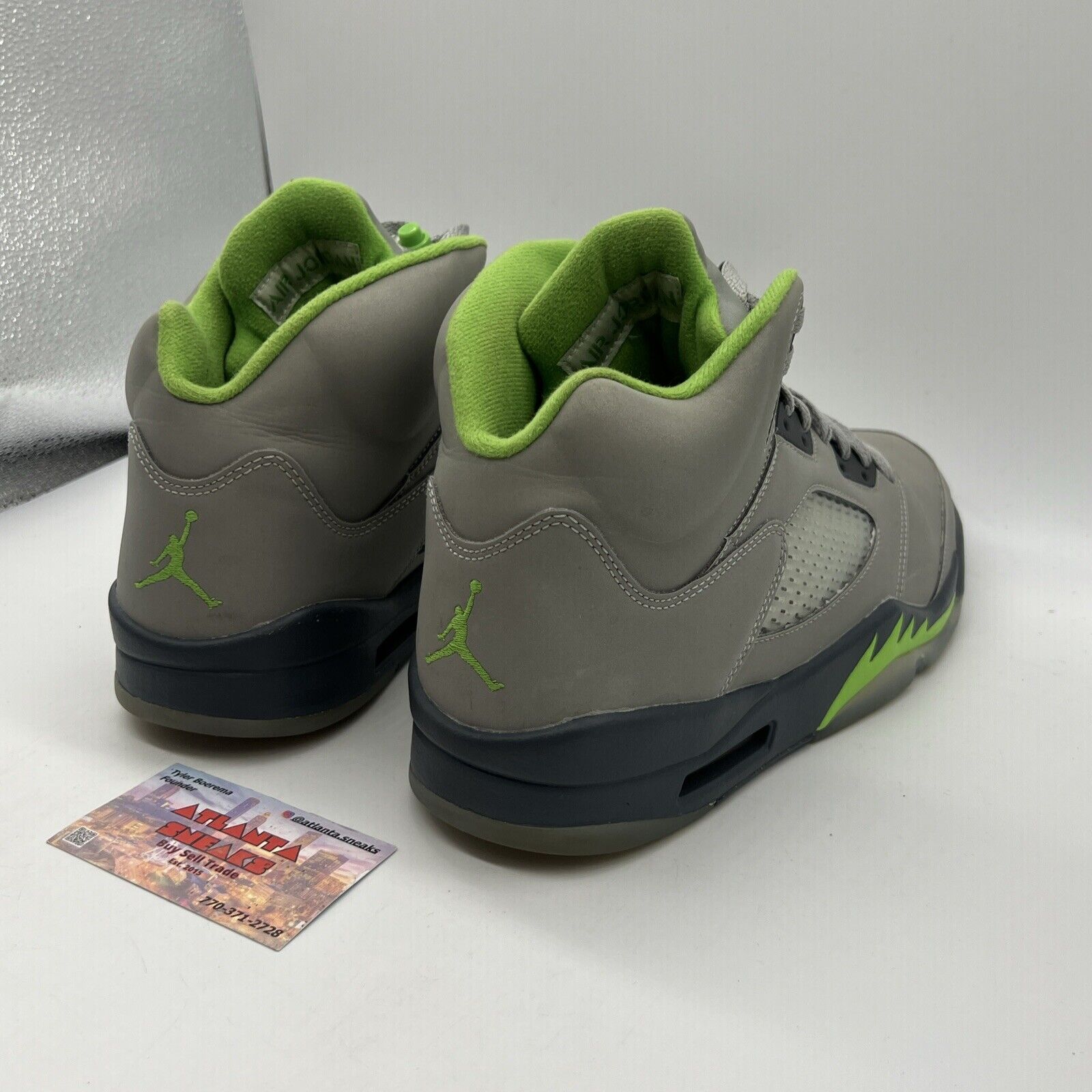 Size 11 - Jordan 5 Retro Green Bean Grey Green Icey