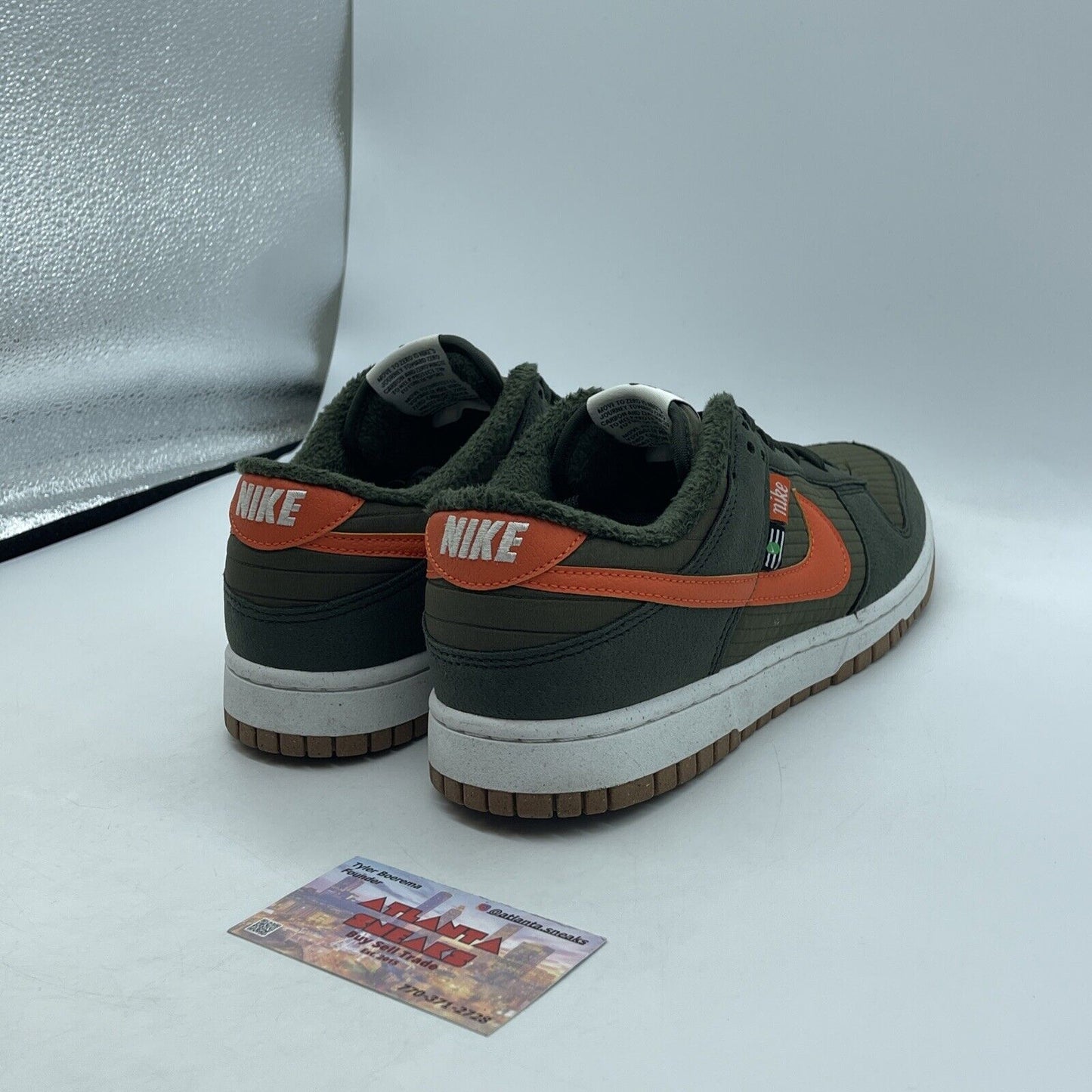 Size 9 - Nike Dunk Next Nature Low Toasty - Sequoia Green Orange (DD3358-300)