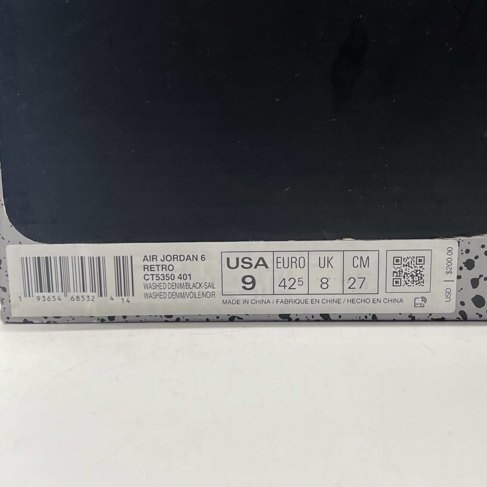Size 9 - Air Jordan 6 Retro Washed Denim Blue Black Brown Leather (CT5350-401)