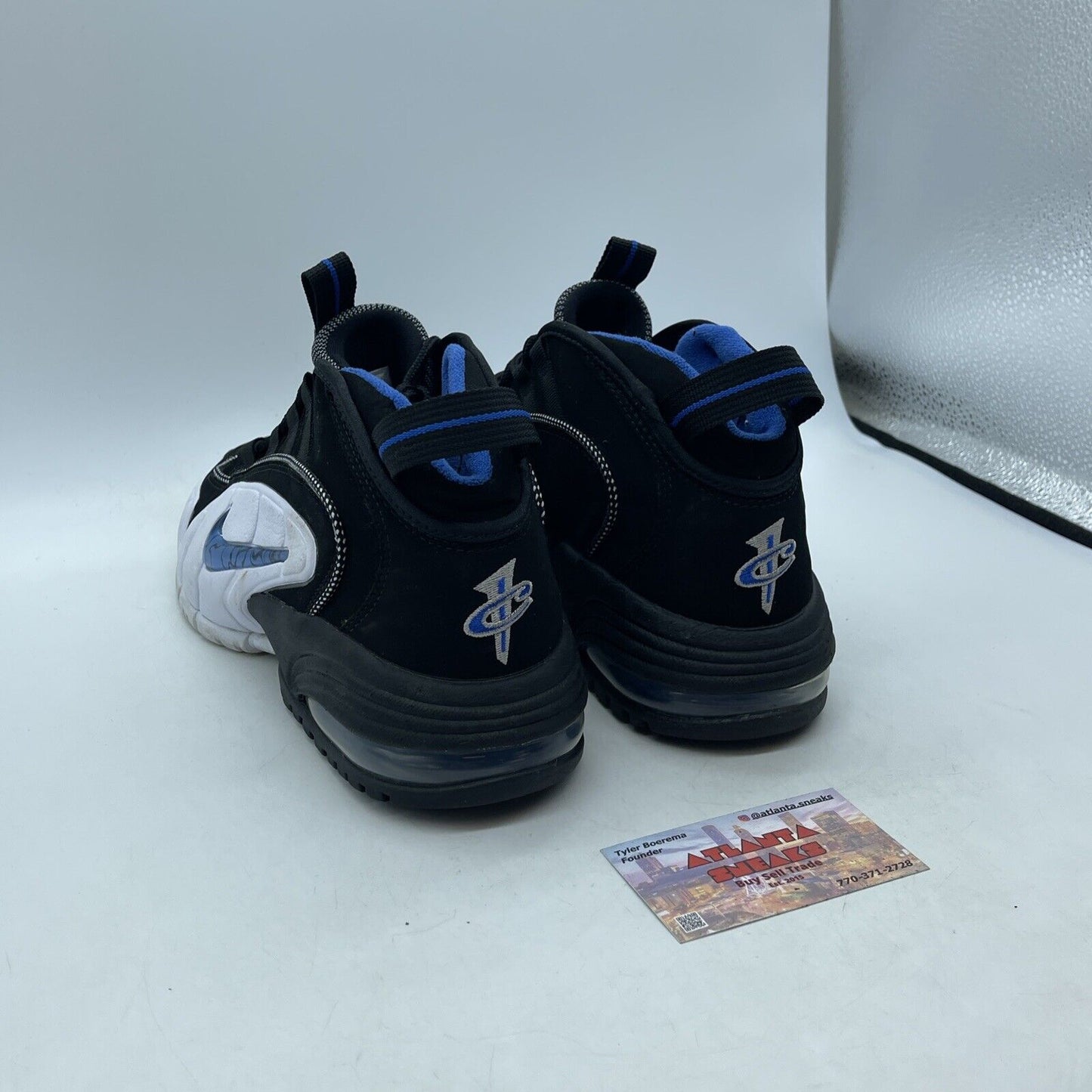 Size 10 - Nike Air Max Penny 1 Orlando Black White Suede (DN2487-001)