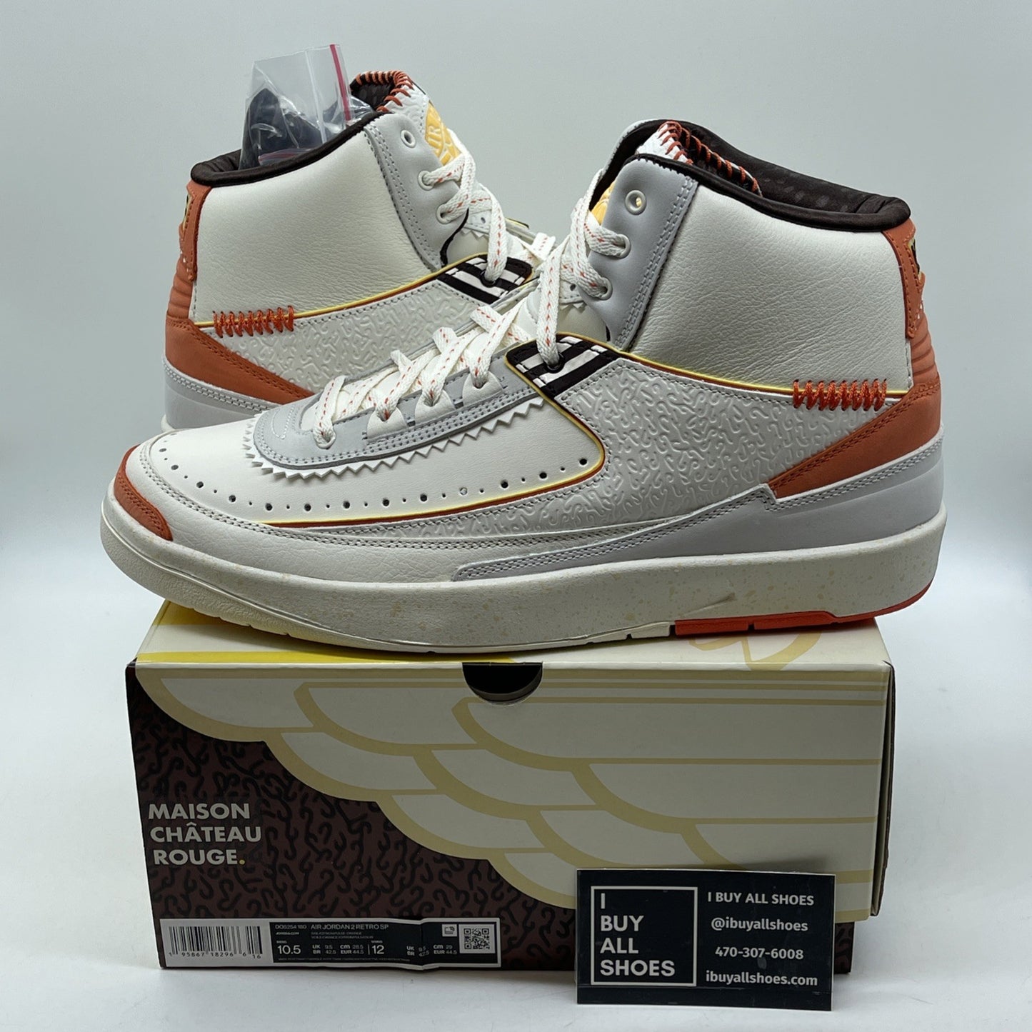 Size 10.5 - Maison Château Rouge x Air Jordan 2 United Youth International