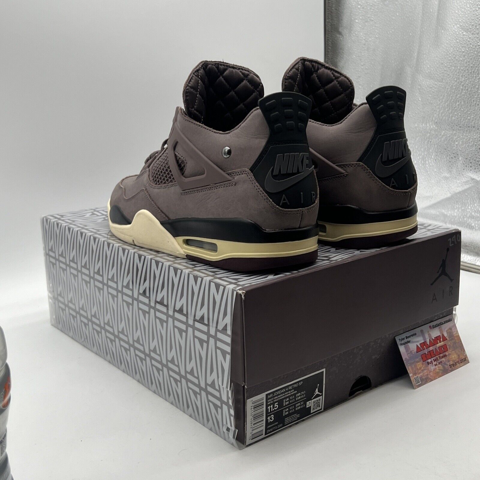 Size 11.5 - Jordan 4 Retro x A Ma Maniere Mid Violet Ore Black (DV6773-220)