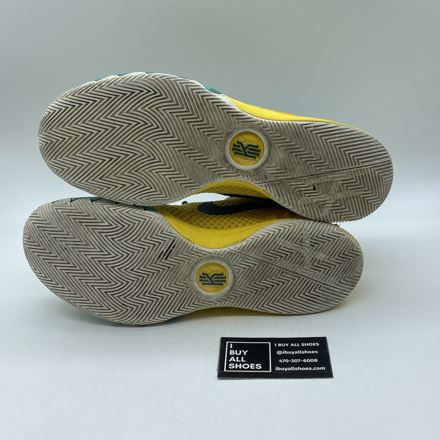 Size 11 - Nike Kyrie 1 Letterman Blue Yellow Suede Leather (705277-737)