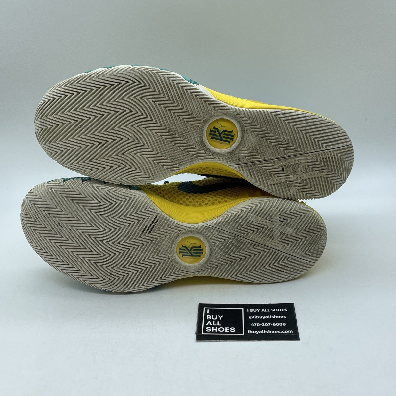 Size 11 - Nike Kyrie 1 Letterman Blue Yellow Suede Leather (705277-737)