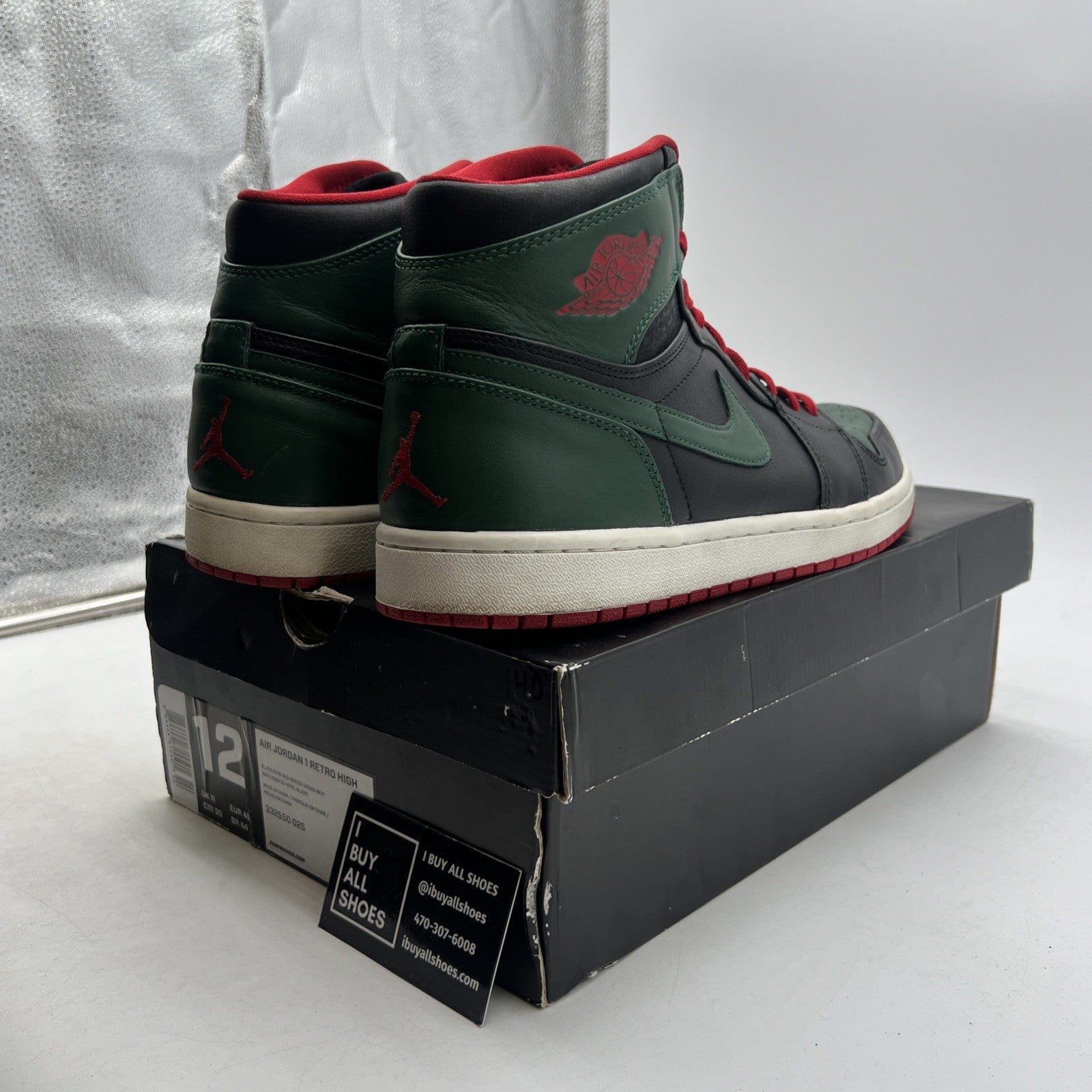 Size 12 - Air Jordan 1 Retro High Gucci (332550-025)