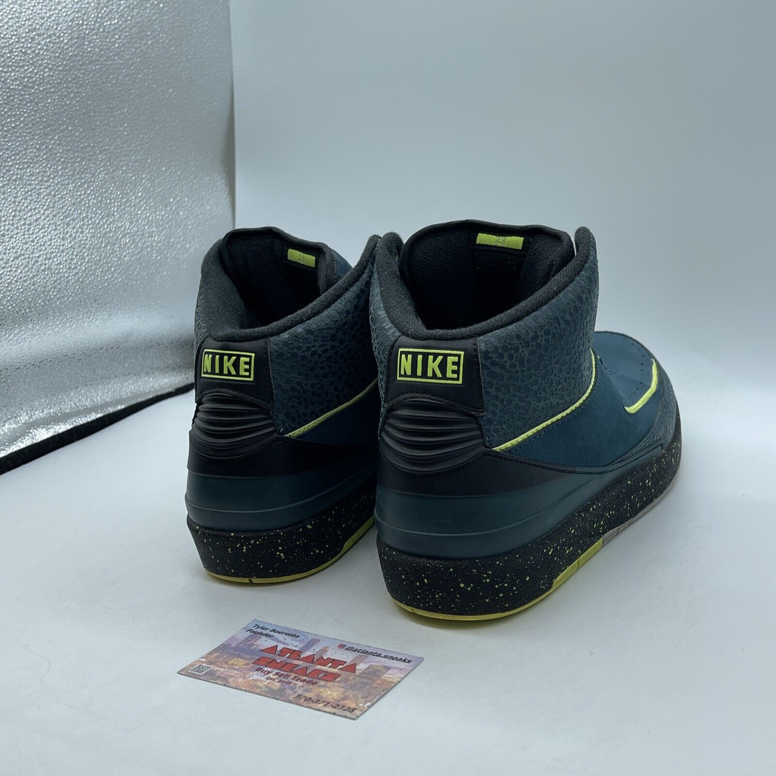 Size 10.5 - Air Jordan 2 Retro Nightshade Blue Black Suede Leather (385475-303)