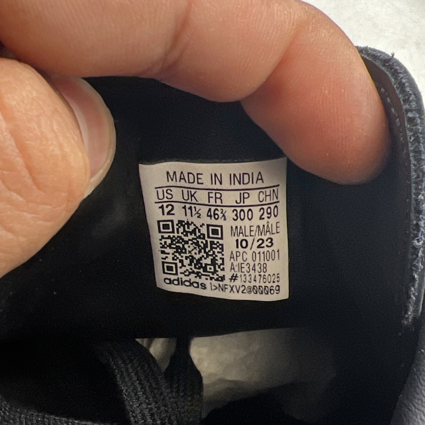 Size 12 - Adidas Samba OG Triple Black (IE3438)