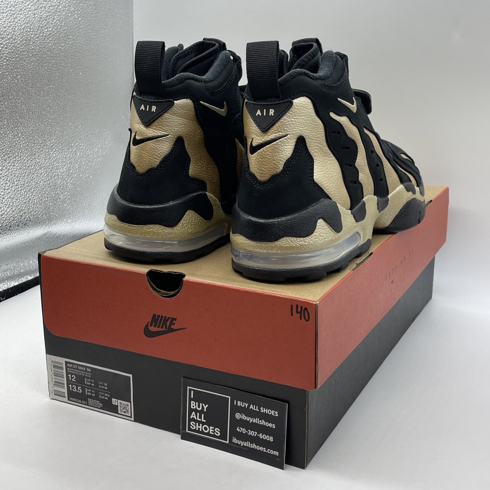 Size 12 - Air DT Max 96 Colorado Home Black Gold Suede (HM9236-001)