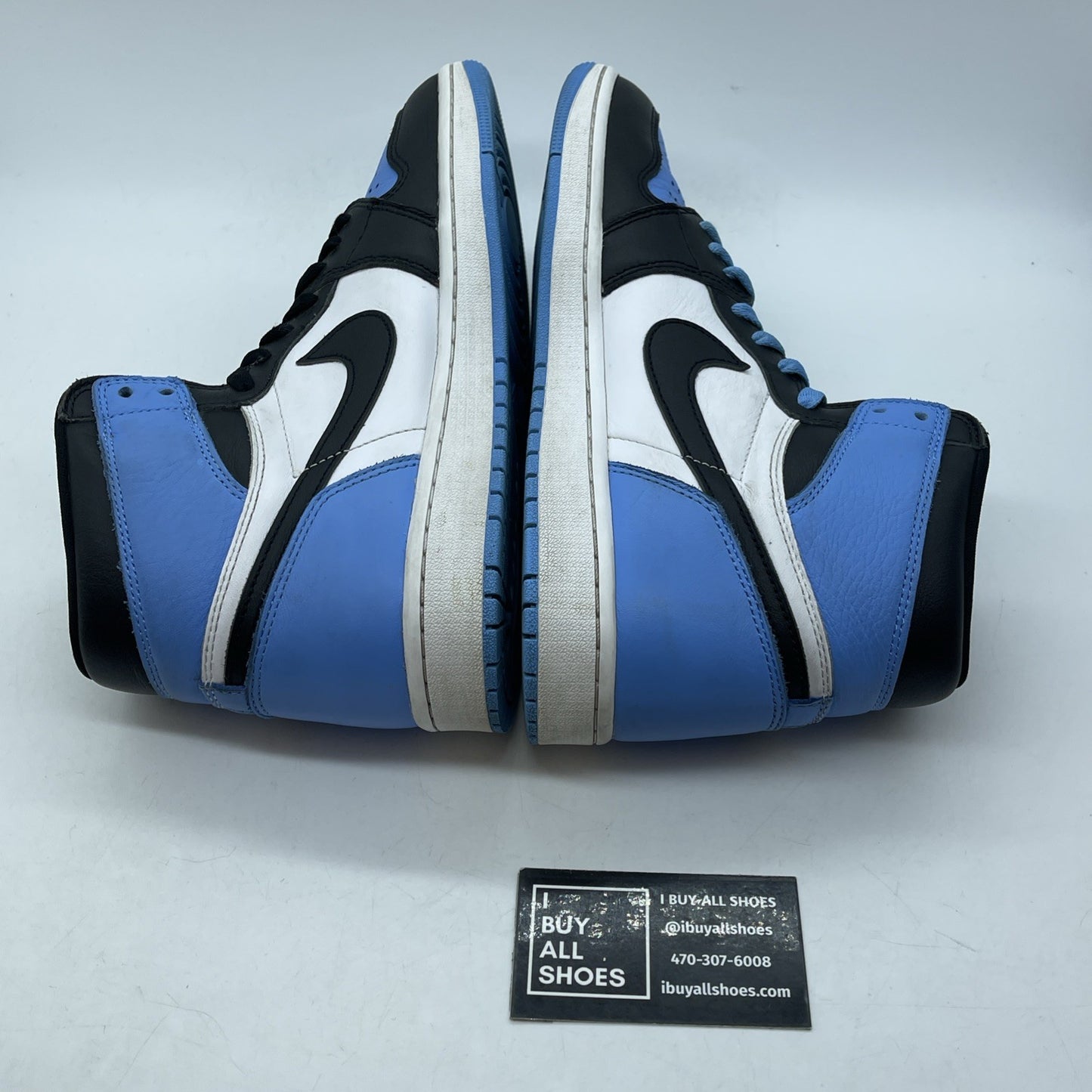 Size 10 - Jordan 1 Retro OG High UNC Toe Blue White Leather (DZ5485-400)