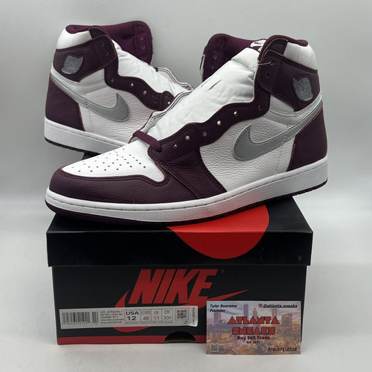 Size 12 - Jordan 1 Retro High OG Bordeaux Brand New Og All