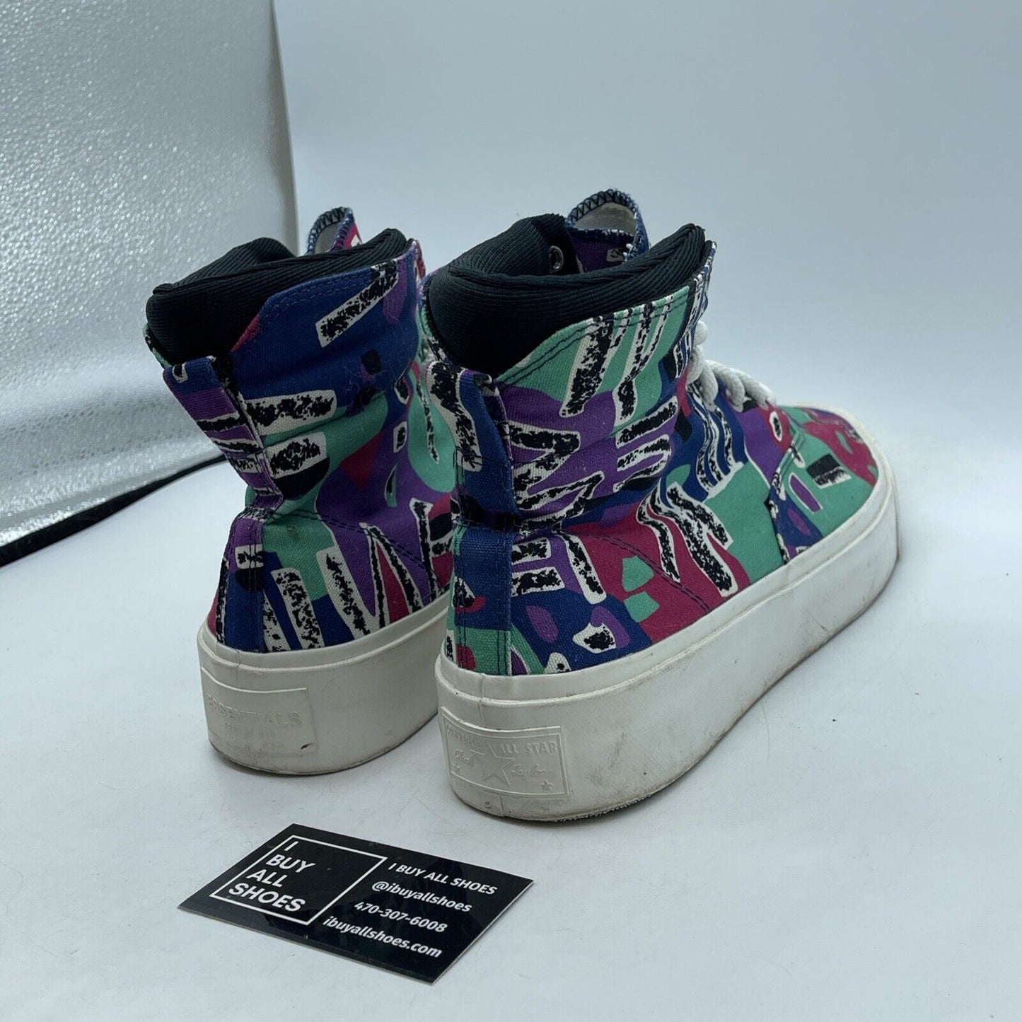 Size 12 - Fear Of God Essentials x Converse Multicolor Sneaker Suede (654479-300
