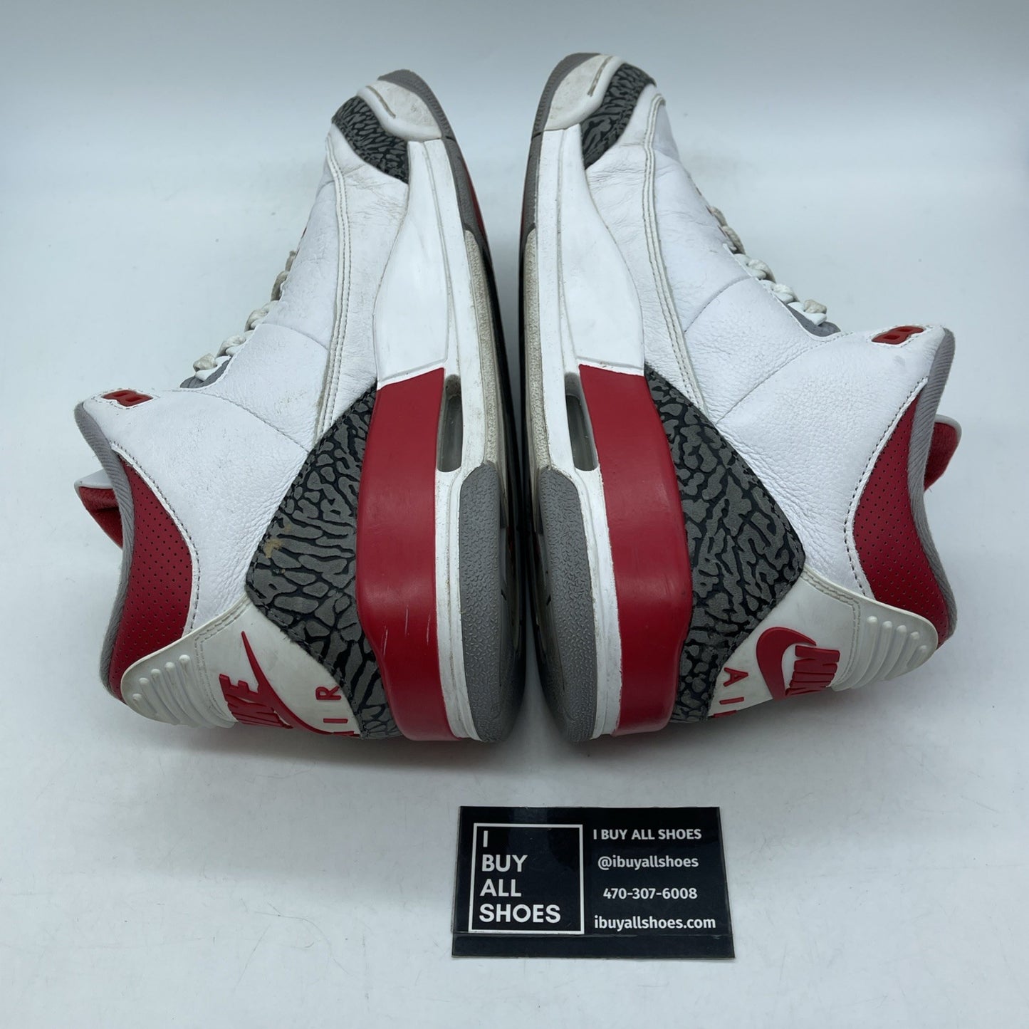 Size 11.5 - Jordan 3 Retro Mid Fire Red White Grey Suede Leather (DN3707-160)