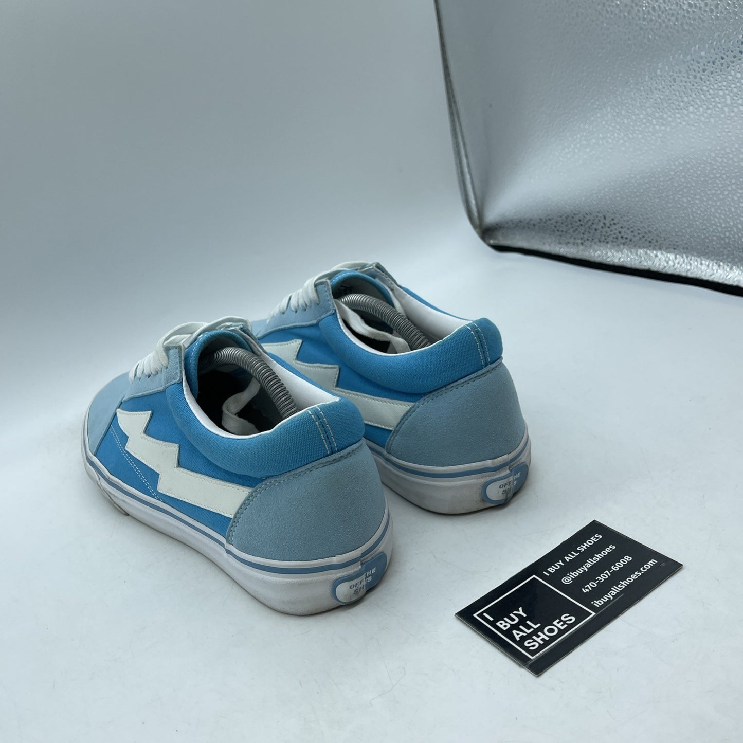 Size 11 - Revenge x Storm “LA Blue” White Suede Leather (R588977-001)