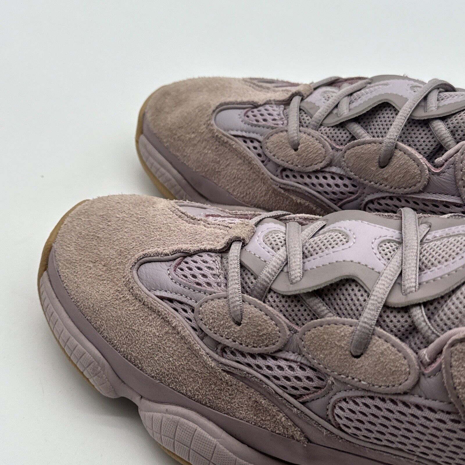 Size 9.5 - adidas Yeezy 500 Soft Vision Purple Gum Sole Lilac Light Spring Color